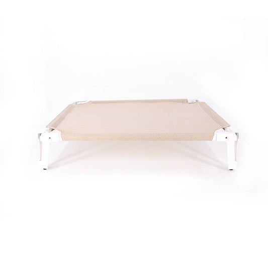 JMT-394762 Pet Camp Bed - Mesh and Oxford Cloth Dog Bed with Steel Frame, Available in Various Colors and Sizes (S/M)