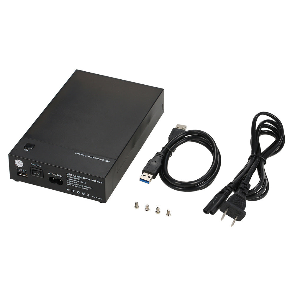 JMT-395274 Portable External Hard Drive Enclosure for Desktop Use