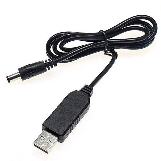 JMT-395786 5V to 12V Power Bank with USB Input and DC Output – Compatible with 5.5x2.1 and 5.5x2.5 Plugs