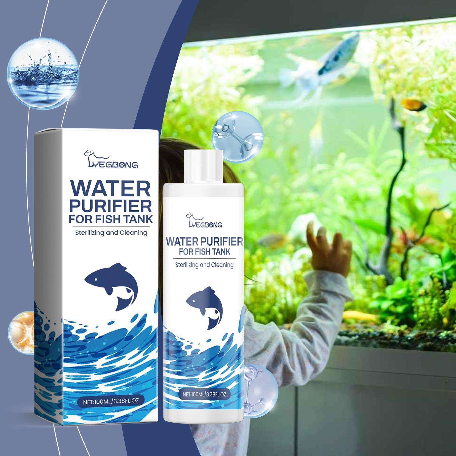 JMT-395786 Fish Tank Water Clarifier for Effective Aquarium Decontamination and Clarity