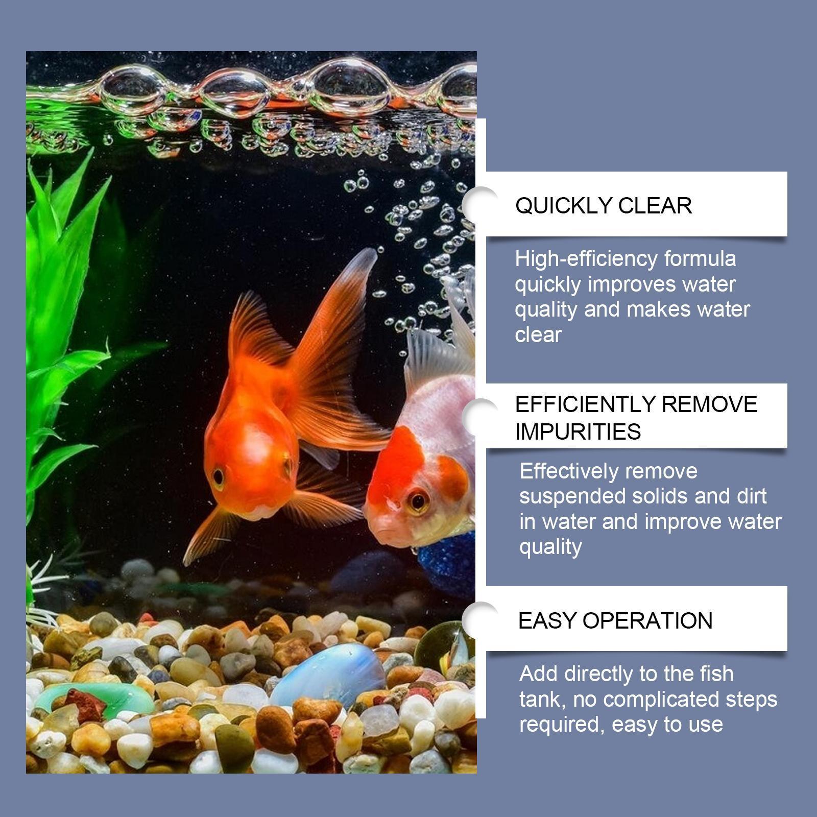 JMT-395786 Fish Tank Water Clarifier for Effective Aquarium Decontamination and Clarity