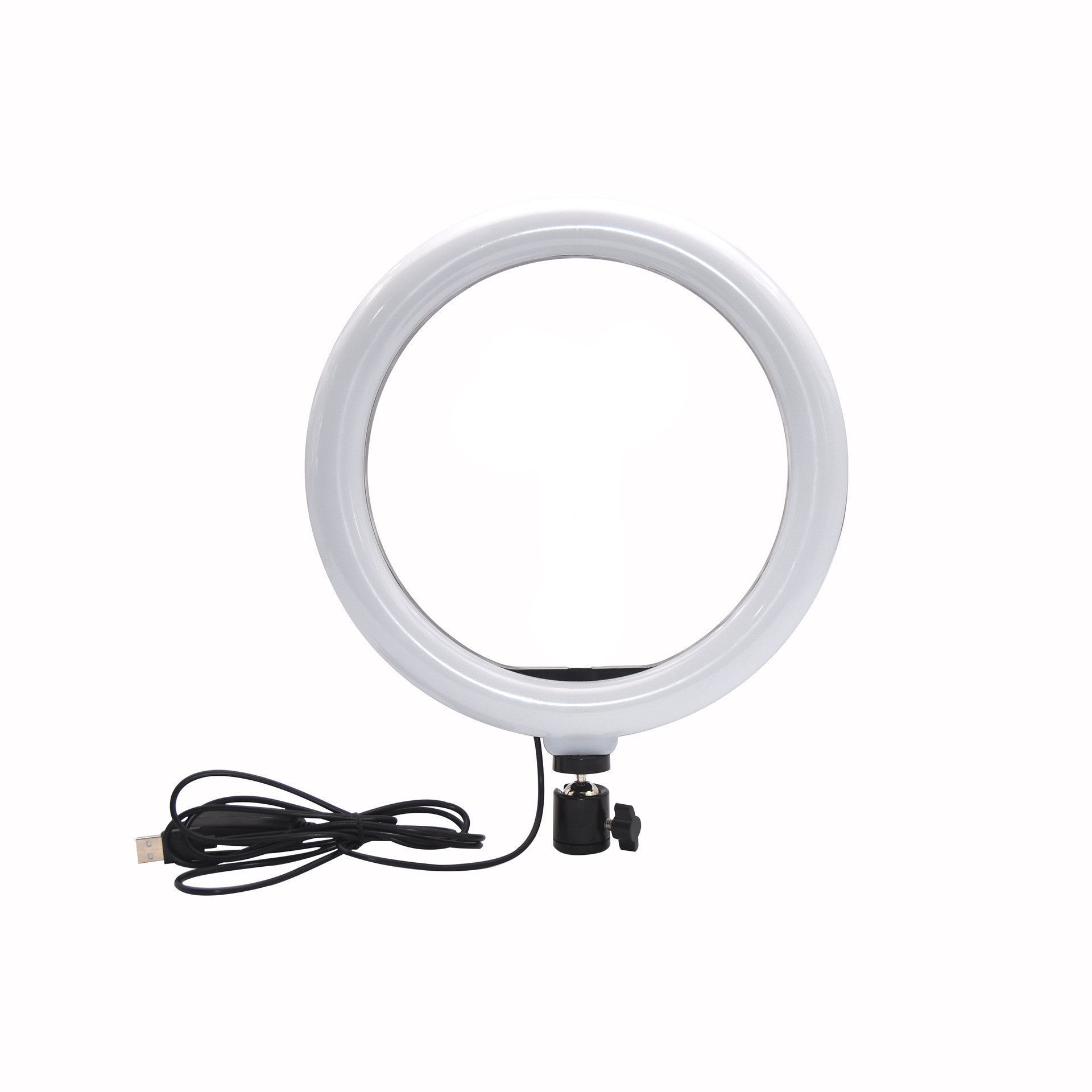 JMT-395914 10 Inch Desktop Selfie Ring Light with Adjustable Arm and Bluetooth Remote Control