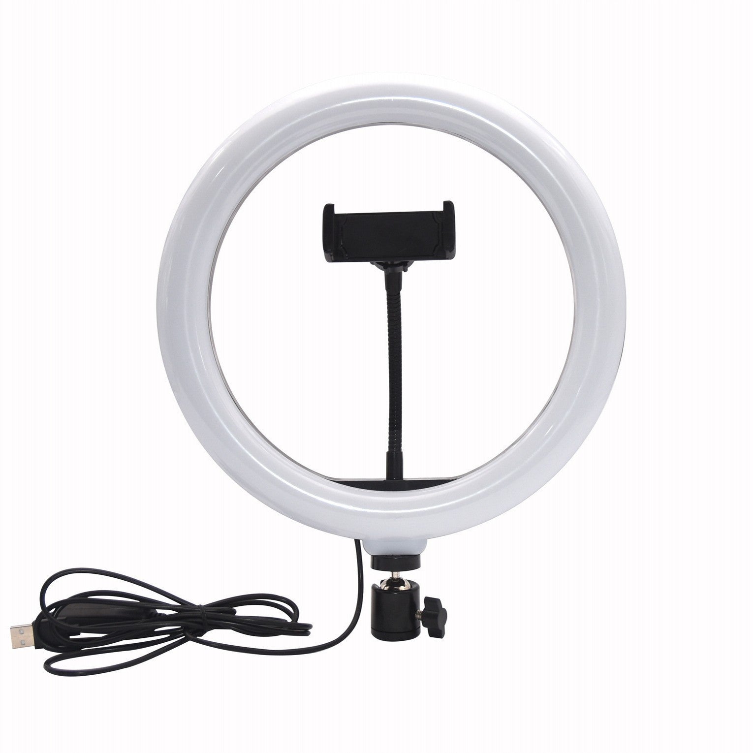 JMT-395914 10 Inch Desktop Selfie Ring Light with Adjustable Arm and Bluetooth Remote Control