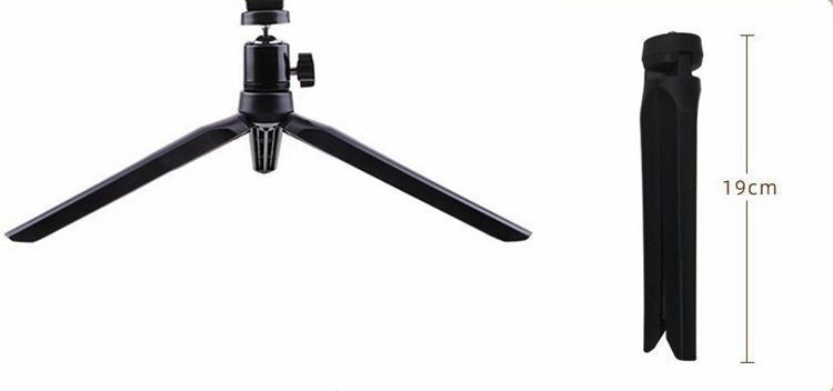 JMT-395914 10 Inch Desktop Selfie Ring Light with Adjustable Arm and Bluetooth Remote Control