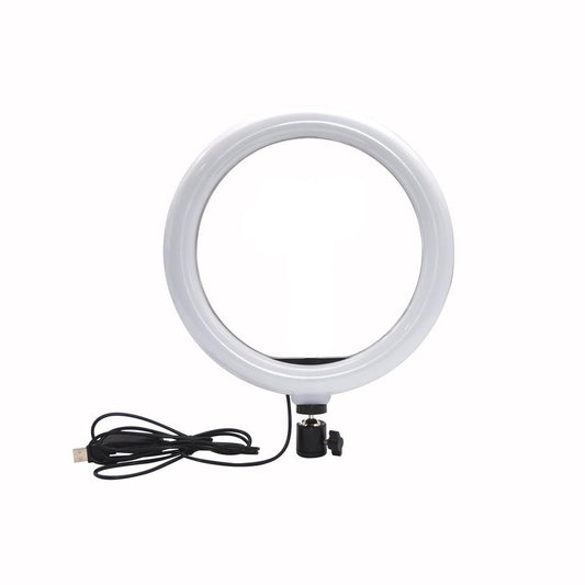 JMT-395914 10 Inch Desktop Selfie Ring Light with Adjustable Arm and Bluetooth Remote Control
