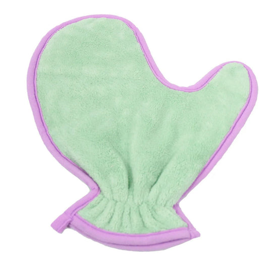 JMT-396234 Ultra-Soft Absorbent Pet Bath Towel Glove for Cats and Dogs - Lightweight Fiber Cleaning Tool