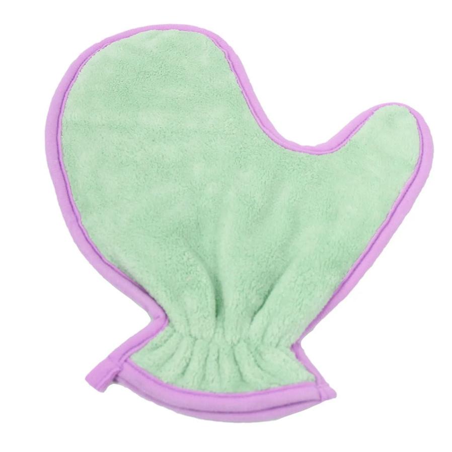 JMT-396234 Ultra-Soft Absorbent Pet Bath Towel Glove for Cats and Dogs - Lightweight Fiber Cleaning Tool