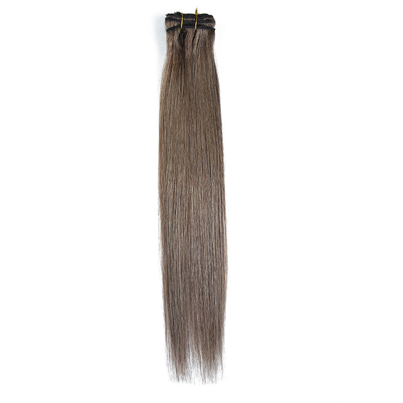 JMT-396298 22-Inch Clip-In Human Hair Extensions Set - 8 Pieces, Soft & Tangle-Free