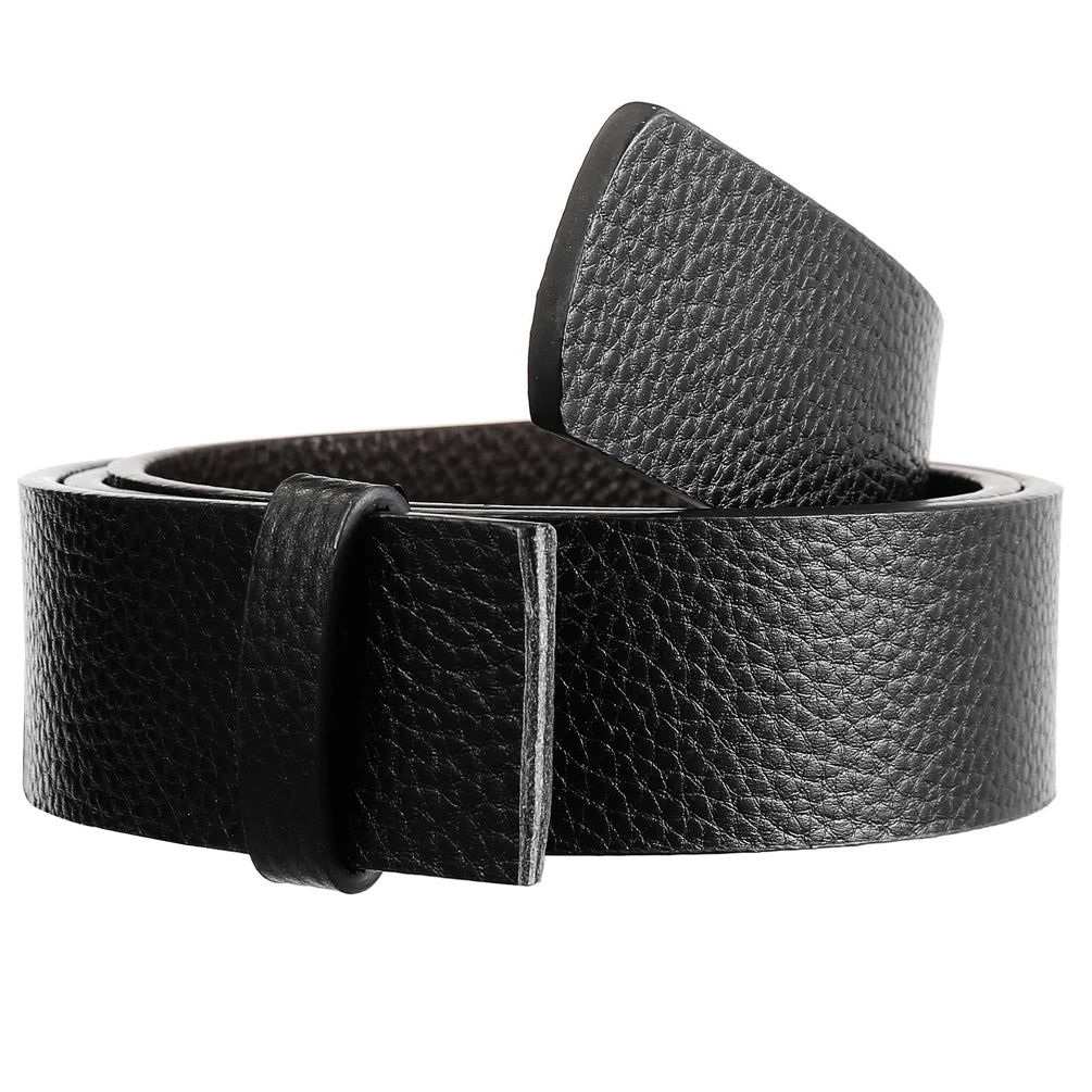 JMT-396362 Adjustable Two-layer Cowhide Perforated Belt with Innovative Design