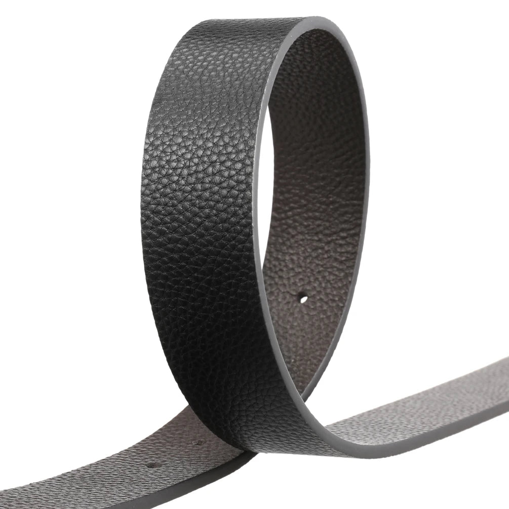 JMT-396362 Adjustable Two-layer Cowhide Perforated Belt with Innovative Design