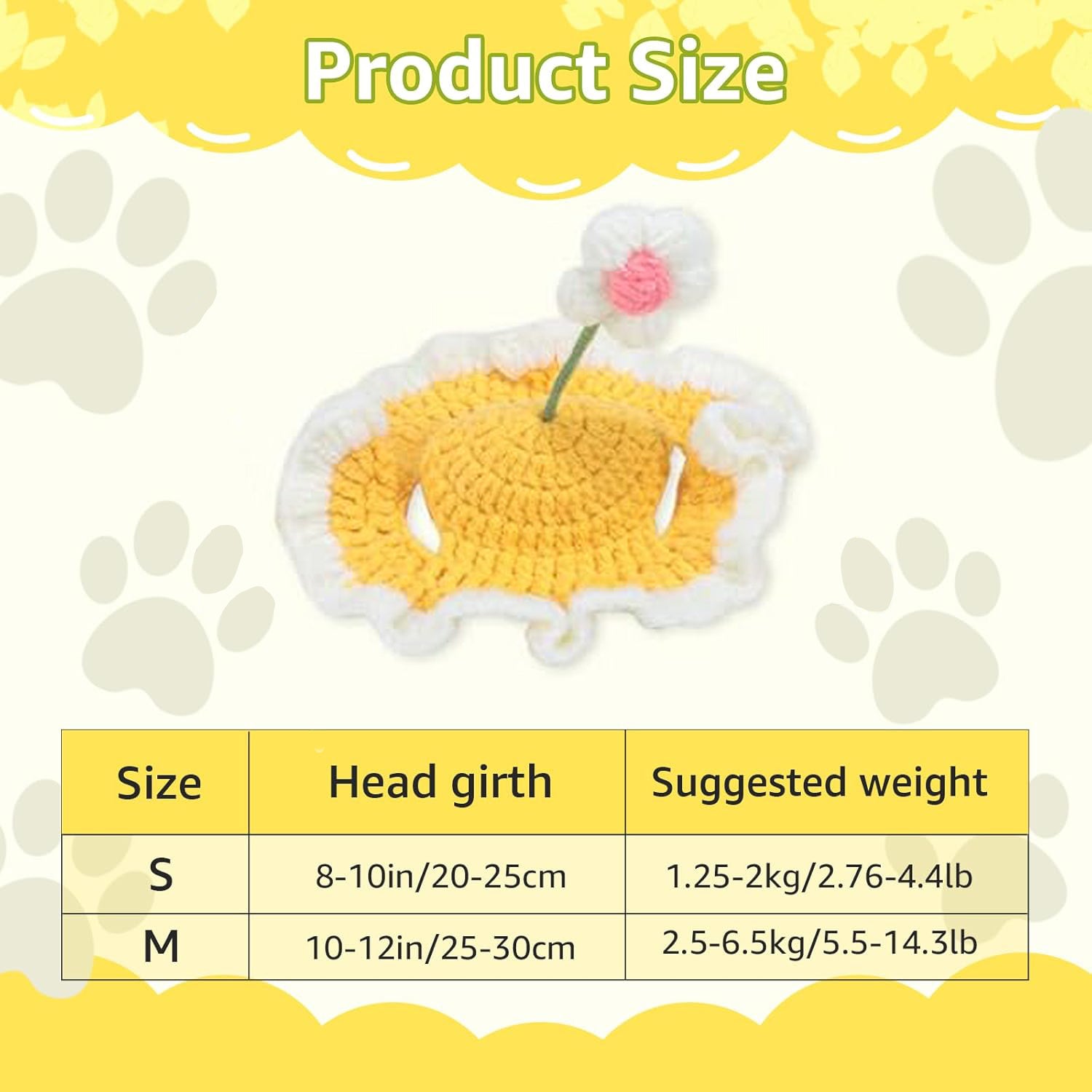 JMT-396426 Knit Cat and Dog Hat for Pets - Cute Cartoon Design, Warm Soft Fabric, Ideal for Halloween and Holiday Costumes