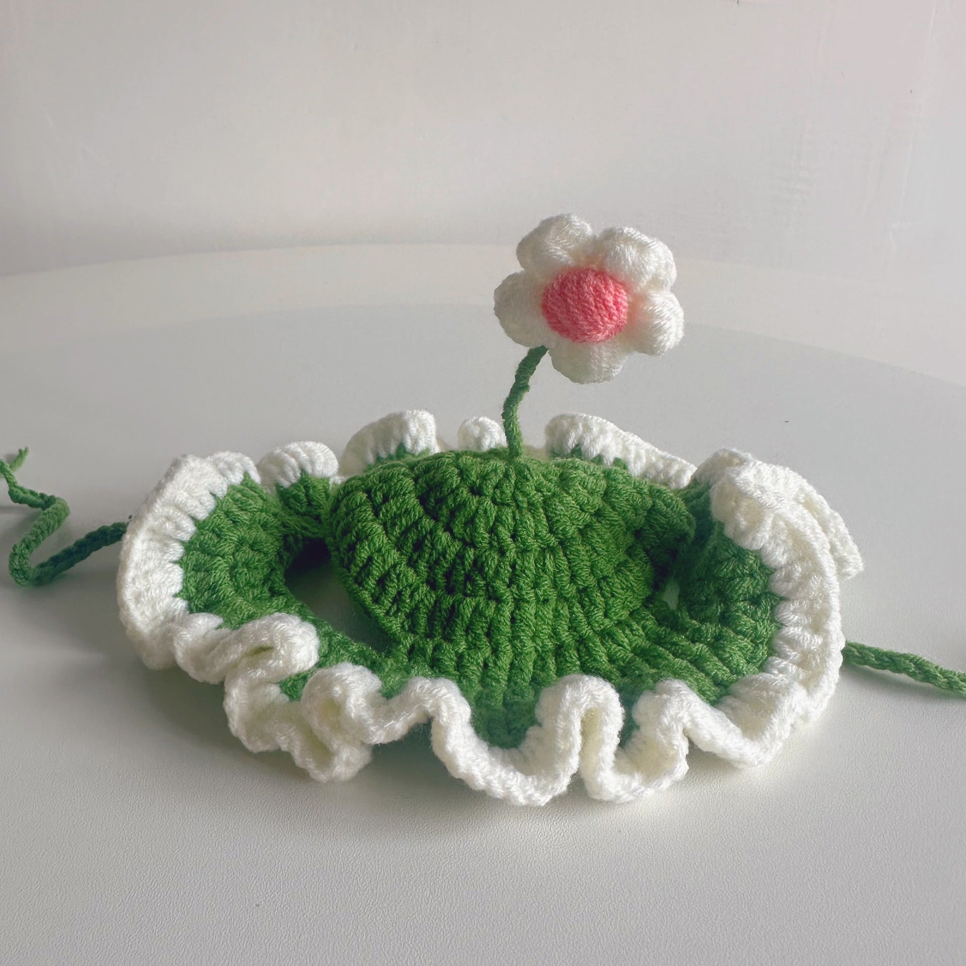 JMT-396426 Knit Cat and Dog Hat for Pets - Cute Cartoon Design, Warm Soft Fabric, Ideal for Halloween and Holiday Costumes