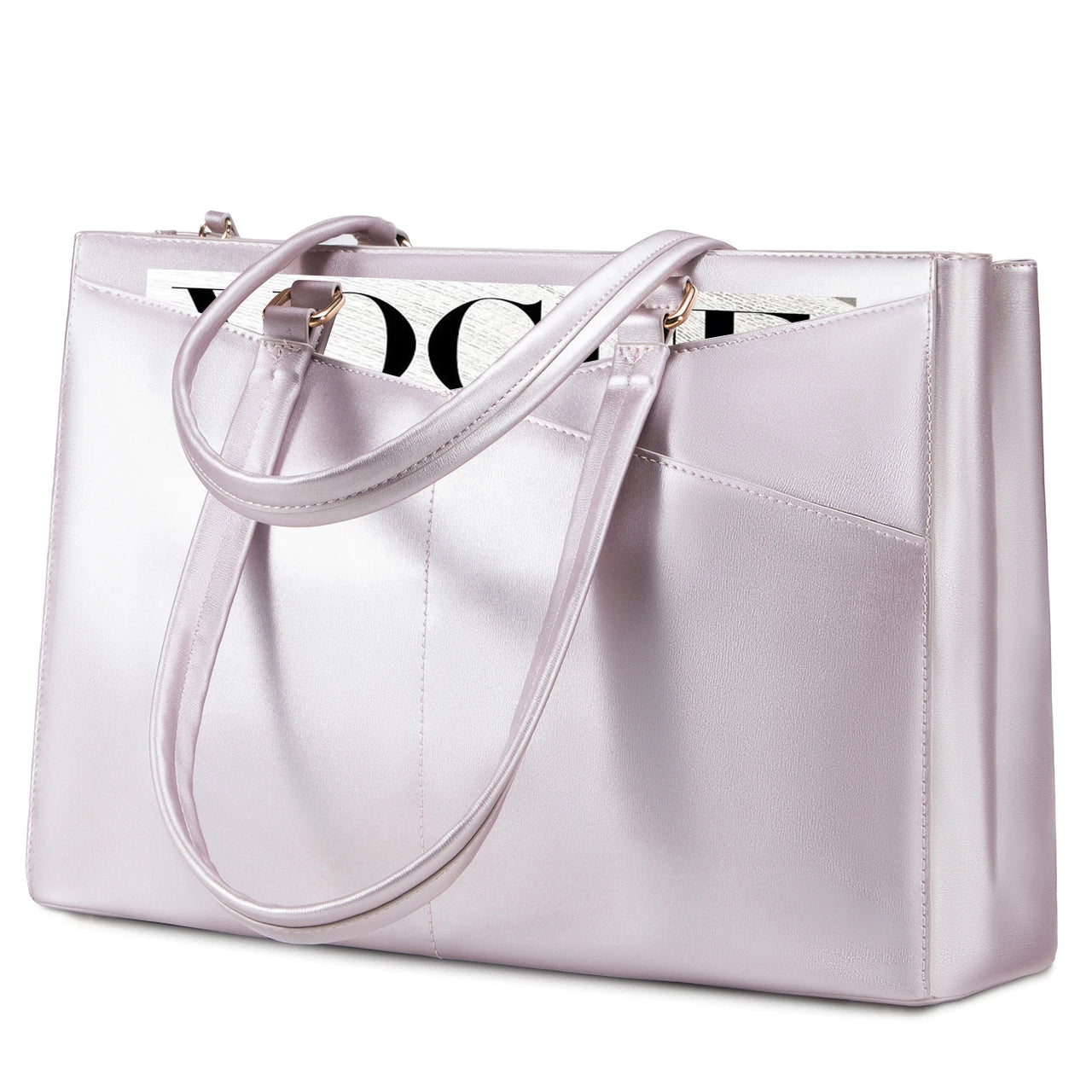 JMT-396426 Stylish 15.6 Inch Women's Laptop Handbag for Office and Business - Large Capacity Notebook Tote Bag