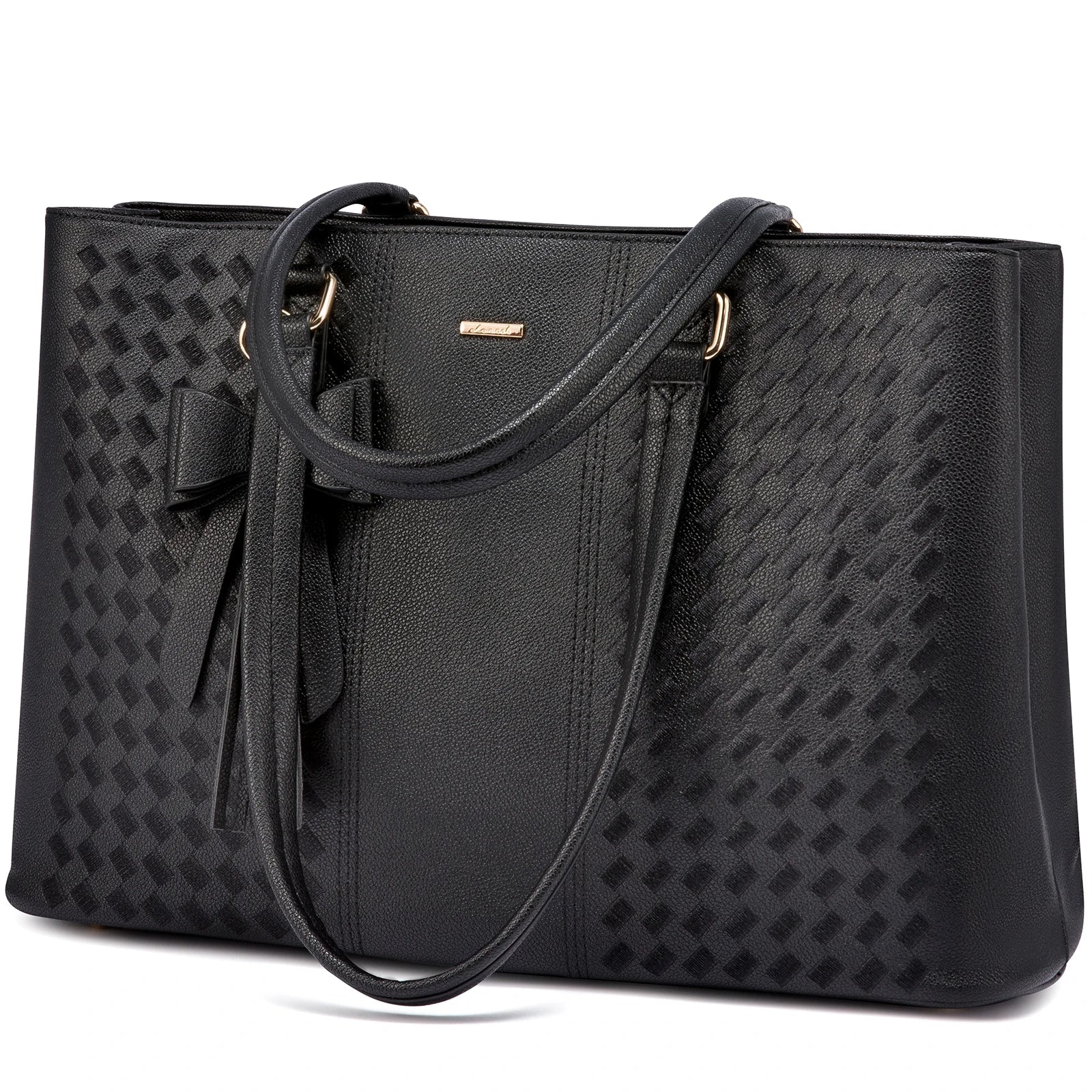 JMT-396426 Stylish 15.6 Inch Women's Laptop Handbag for Office and Business - Large Capacity Notebook Tote Bag