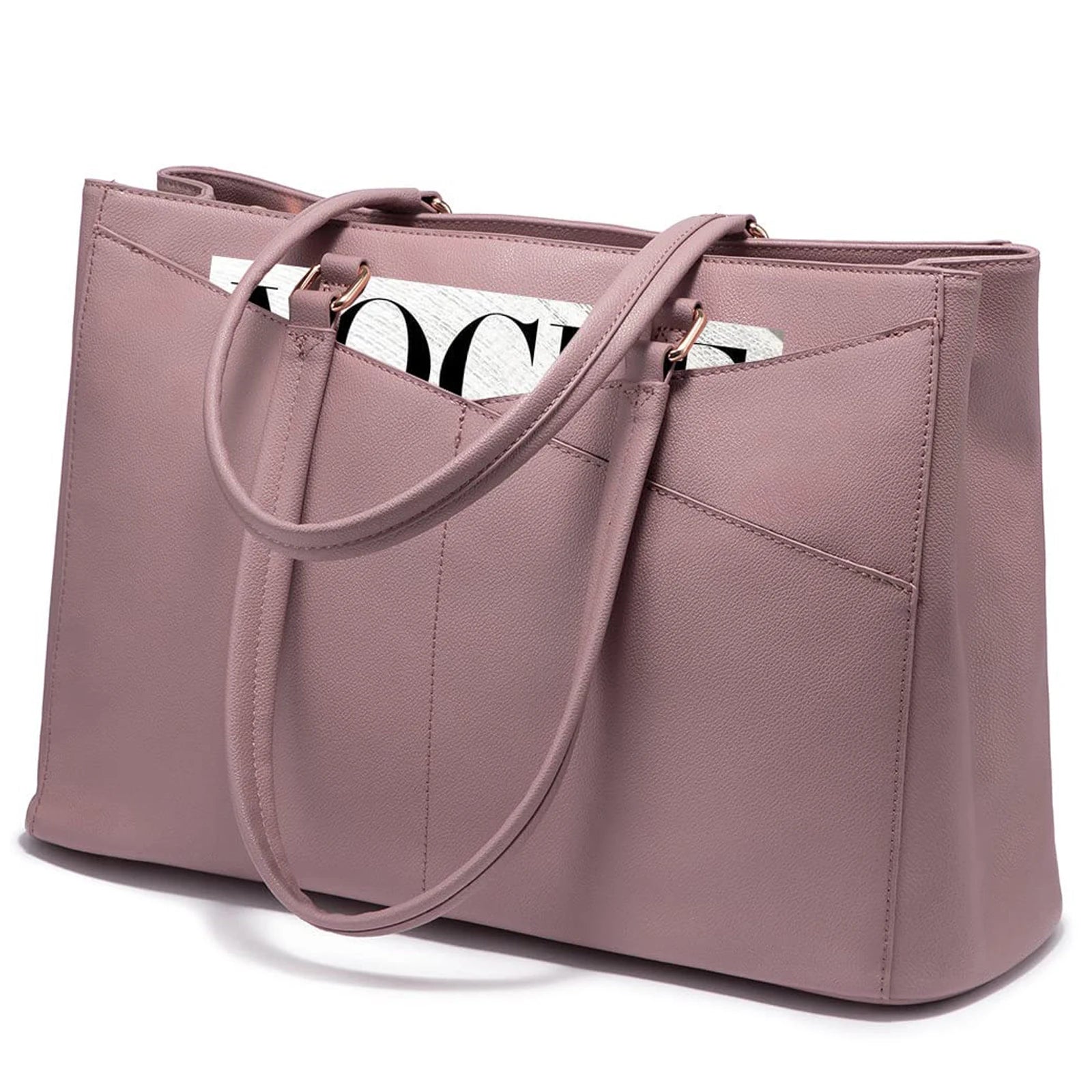 JMT-396426 Stylish 15.6 Inch Women's Laptop Handbag for Office and Business - Large Capacity Notebook Tote Bag