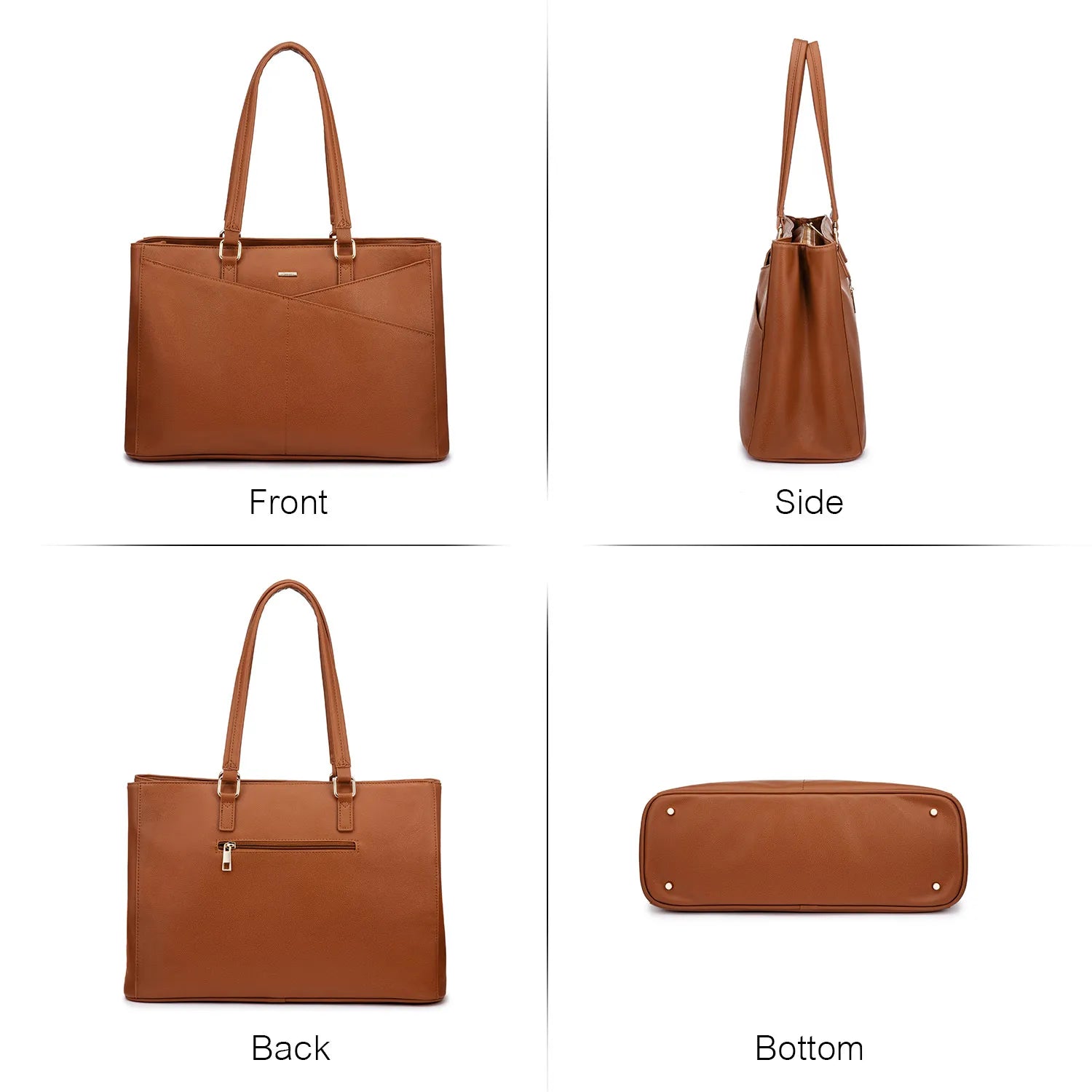 JMT-396426 Stylish 15.6 Inch Women's Laptop Handbag for Office and Business - Large Capacity Notebook Tote Bag