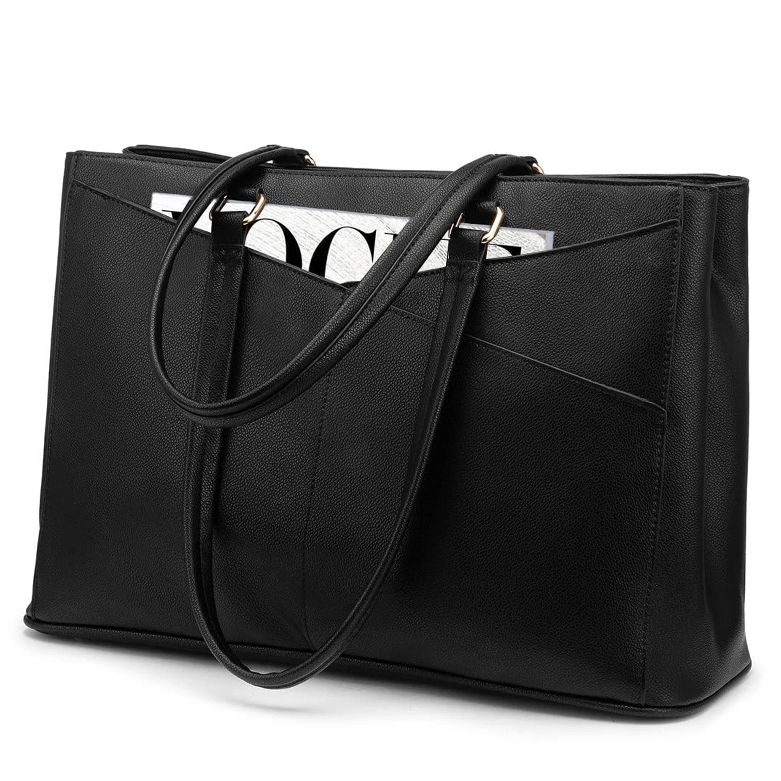 JMT-396426 Stylish 15.6 Inch Women's Laptop Handbag for Office and Business - Large Capacity Notebook Tote Bag