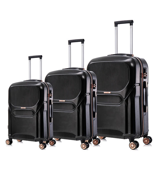 JMT-396490 Rolling Luggage Set with 4 Wheels and Customisable Tags