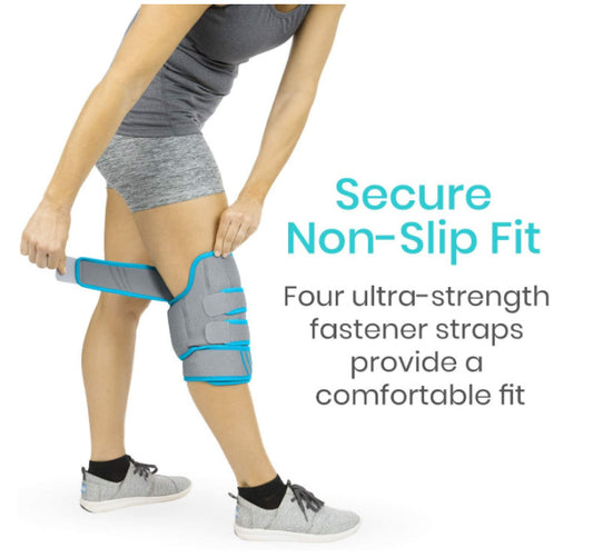 JMT-396682 Dual Temperature Gel Knee Support with Hot and Cold Therapy