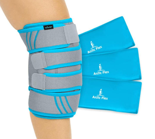 JMT-396682 Dual Temperature Gel Knee Support with Hot and Cold Therapy