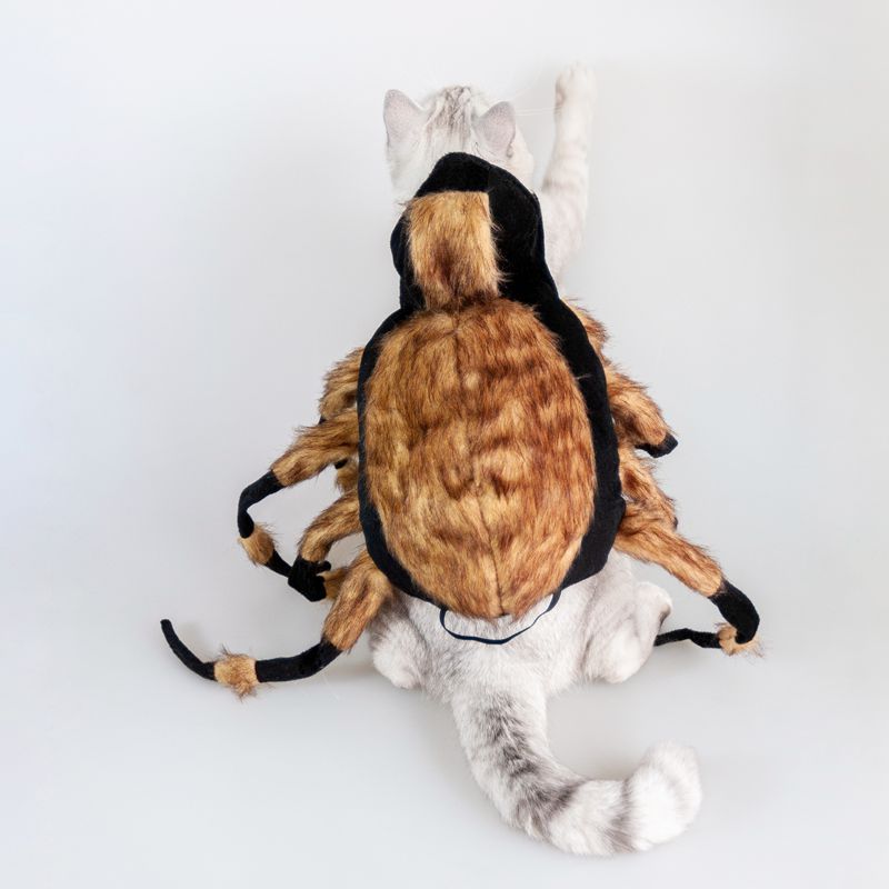 JMT-396682 Pet Spider Costume for Cats and Dogs with Adjustable Straps, Ideal for Halloween Parties