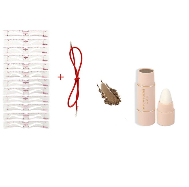 JMT-396874 Sponge Bullet Eyebrow Powder - Adjustable Shades for Natural Definition