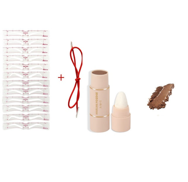 JMT-396874 Sponge Bullet Eyebrow Powder - Adjustable Shades for Natural Definition