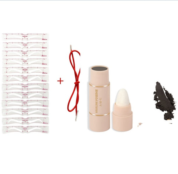 JMT-396874 Sponge Bullet Eyebrow Powder - Adjustable Shades for Natural Definition