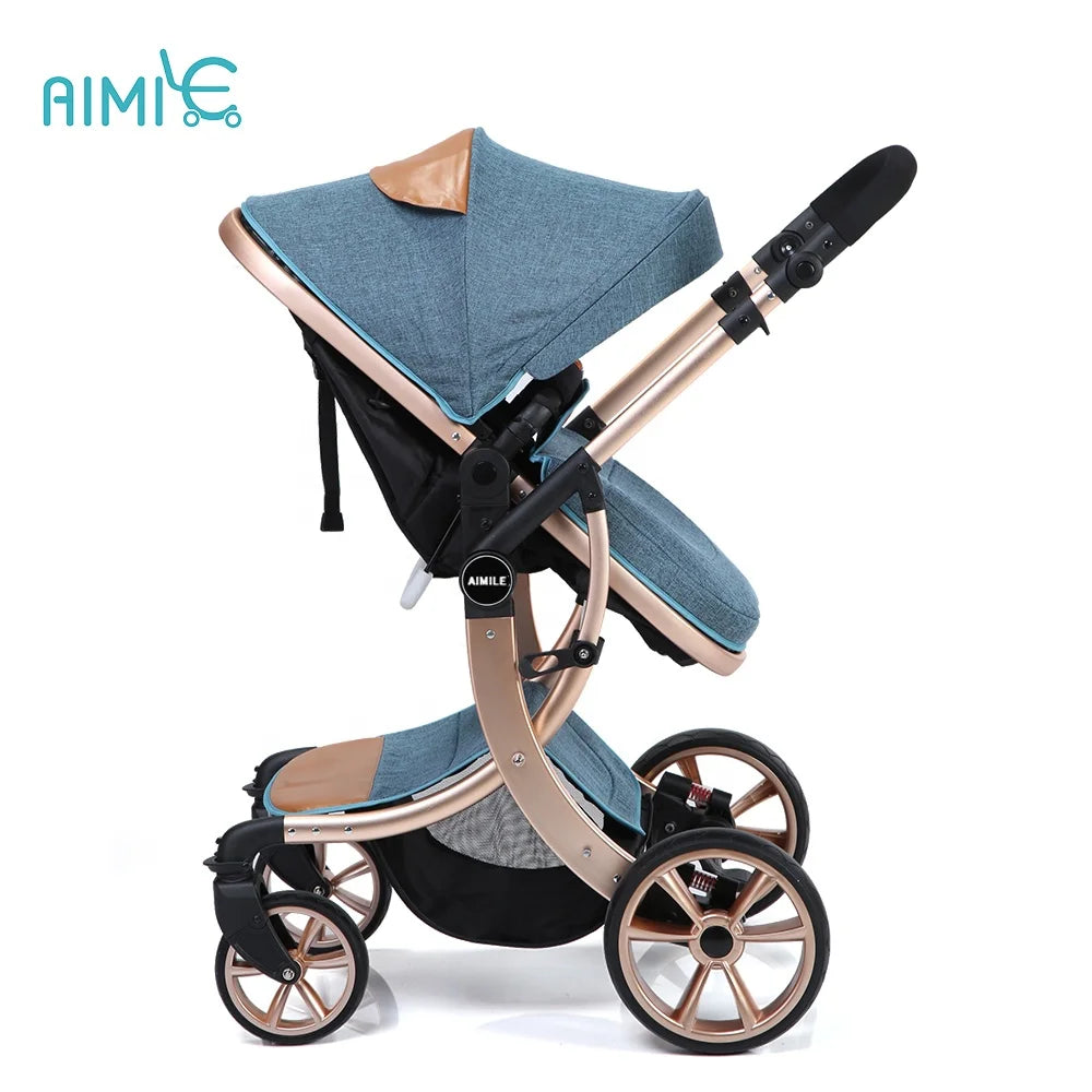 JMT-396938 4-in-1 Luxury Baby Stroller with Versatile Features for Comfort and Convenience