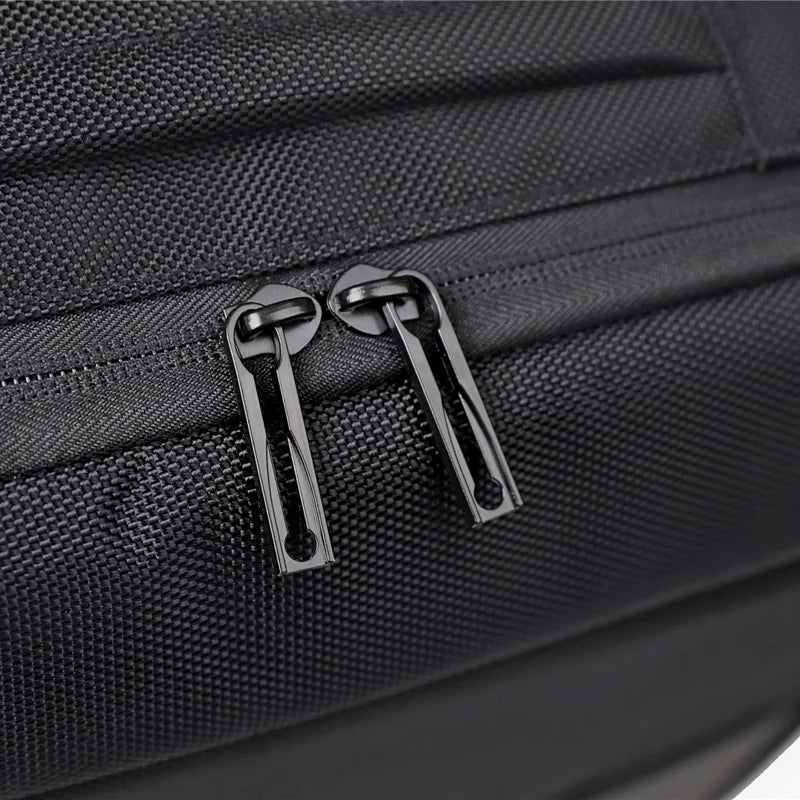 JMT-396938 Lightweight Double-Headed Zipper Laptop Backpack with USB Charging Capability