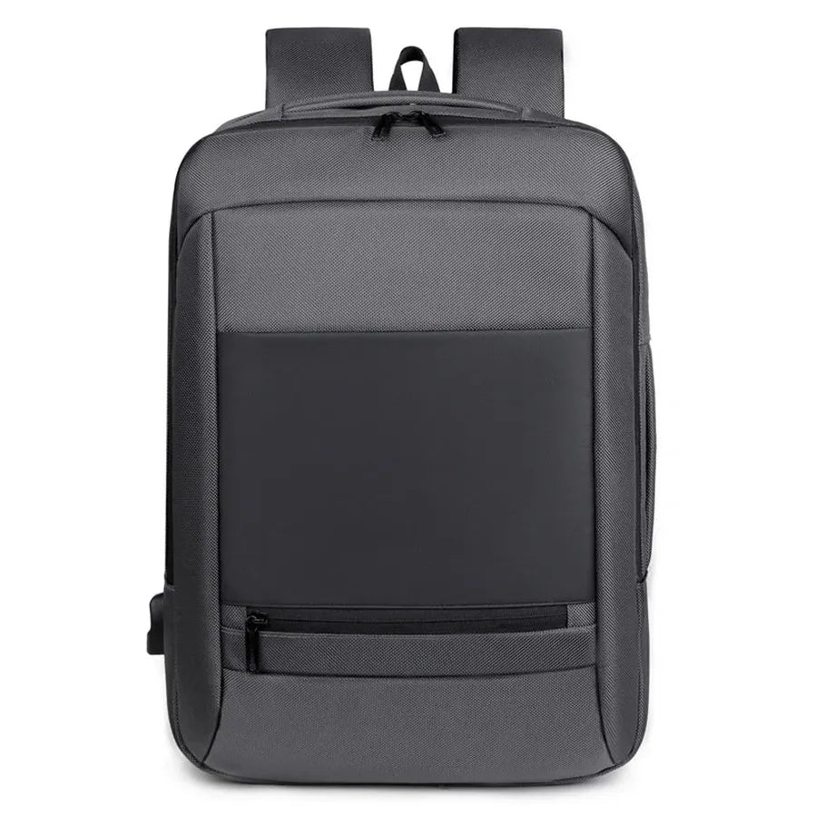 JMT-396938 Lightweight Double-Headed Zipper Laptop Backpack with USB Charging Capability
