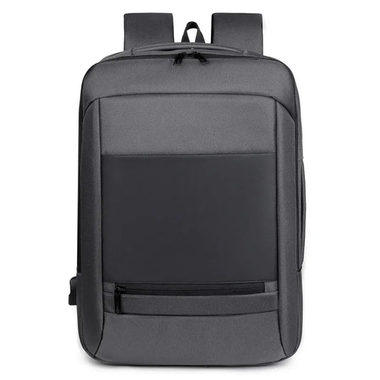 JMT-396938 Lightweight Double-Headed Zipper Laptop Backpack with USB Charging Capability