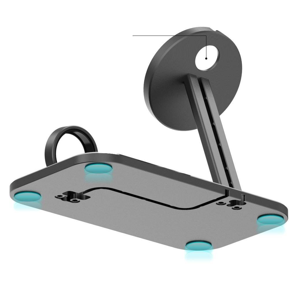 JMT-396938 Two-in-One Magnetic Wireless Charging Stand for MagSafe and Apple Watch