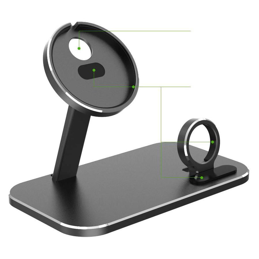 JMT-396938 Two-in-One Magnetic Wireless Charging Stand for MagSafe and Apple Watch