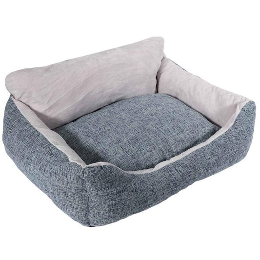 JMT-397066 Deep Sleeping Pet Kennel Mat for Small and Medium Pets - Soft Cloth in Light and Dark Gray