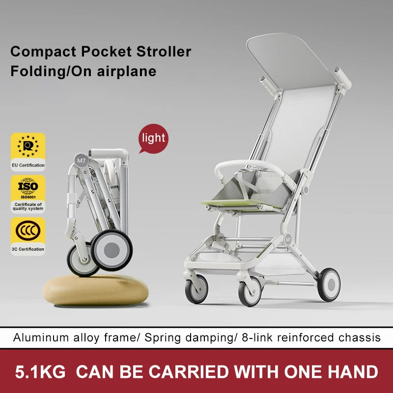 JMT-397770 Lightweight Travel System Baby Stroller and Pram for Air Travel