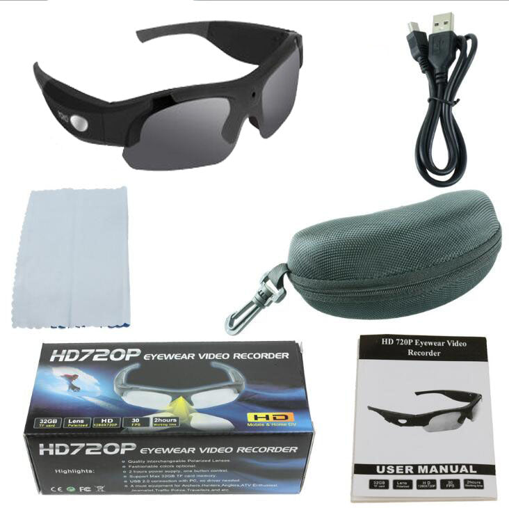JMT-397834 1080P Video Recording Sunglasses with Polarized Lenses