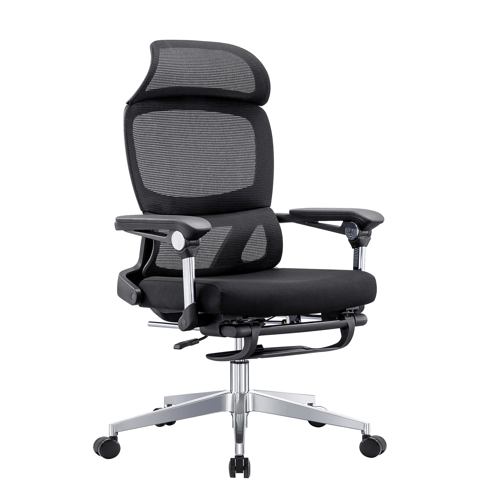 JMT-398346 Ergonomic Adjustable Mesh Office Chair with High Back and Headrest, Swivel Design