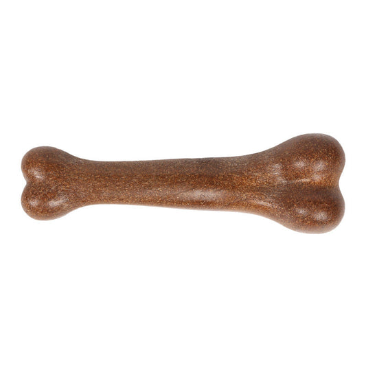 JMT-399050 Durable Pet Molar Simulation Bone Toy for Teeth Cleaning - Sizes: 12cm, 15cm, and 18.5cm in Brown