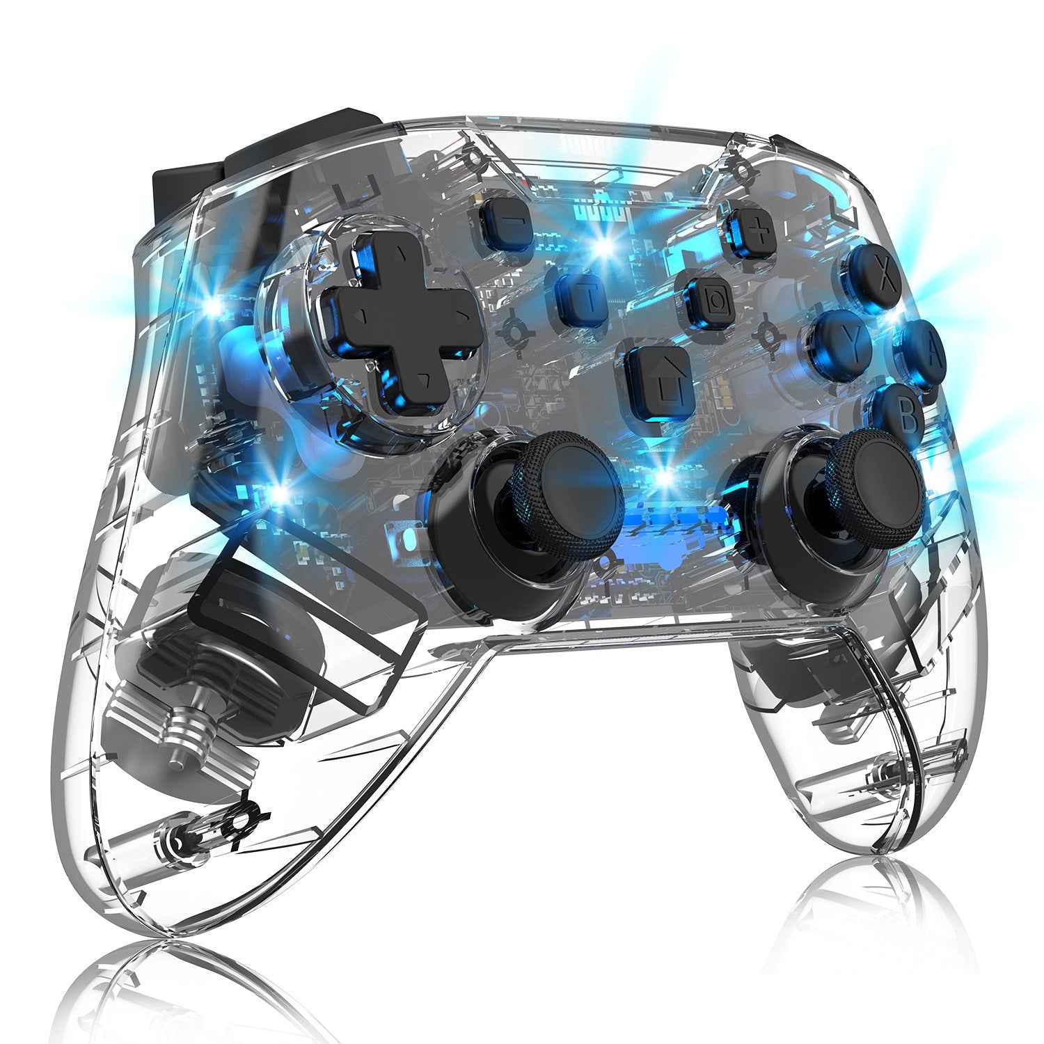 JMT-399370 Wireless Bluetooth Gamepad with Wake-up Function and Dual Vibration Support for Switch and Windows Devices