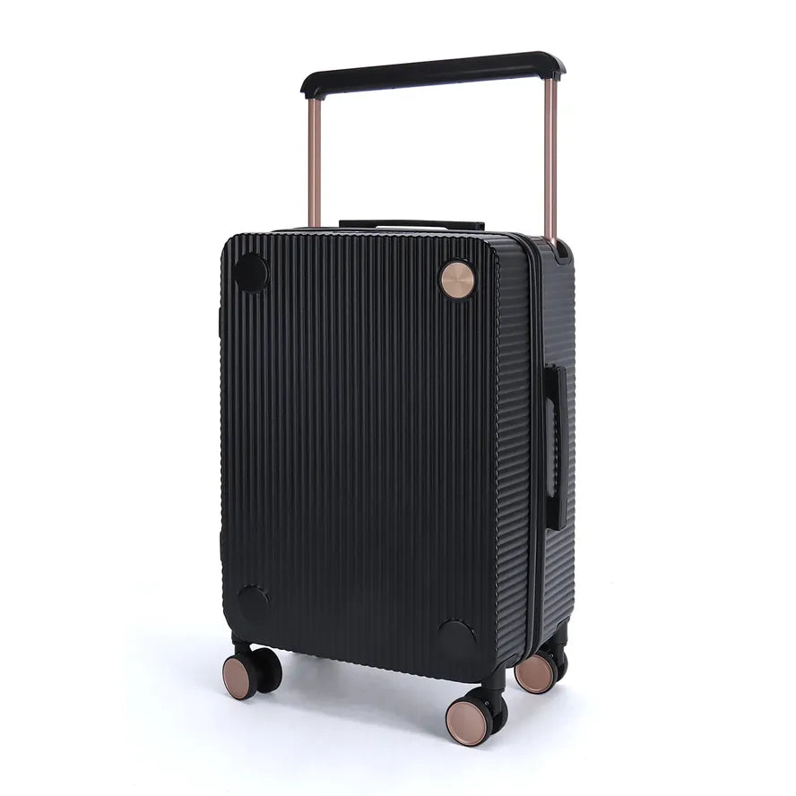 JMT-399626 100% PC Wide Aluminium Trolley Carry-On Suitcase for Travel
