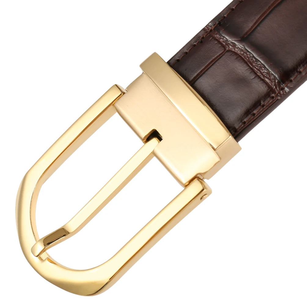 JMT-399818 Stainless Steel Pin Buckle Perforated Belt - Model LY35-61513-8