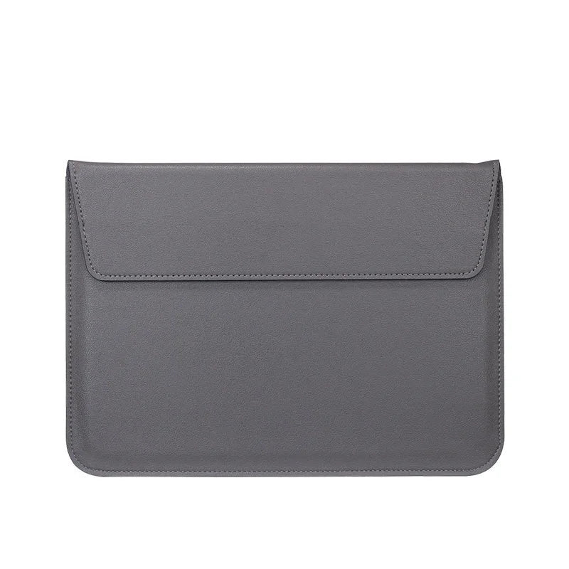JMT-399882 Custom Smooth Leather Laptop Cover and Stand for 15-Inch Devices