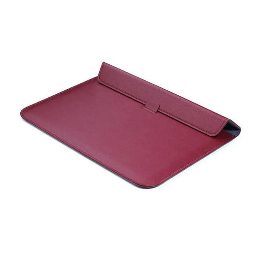 JMT-399882 Custom Smooth Leather Laptop Cover and Stand for 15-Inch Devices