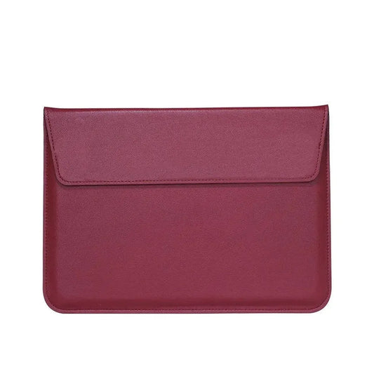 JMT-399882 Custom Smooth Leather Laptop Cover and Stand for 15-Inch Devices
