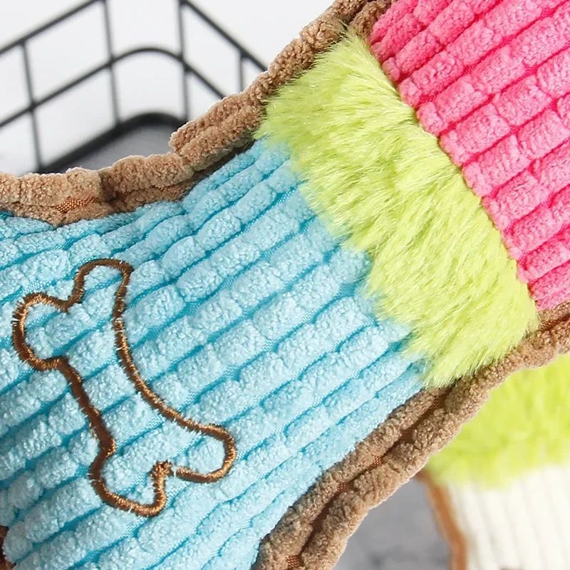 JMT-399882 Plush Squeaky Dog Toy for Small and Medium Breeds - Perfect for Puppy Teething and Aggressive Chewing