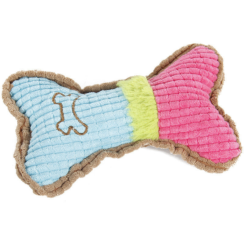 JMT-399882 Plush Squeaky Dog Toy for Small and Medium Breeds - Perfect for Puppy Teething and Aggressive Chewing