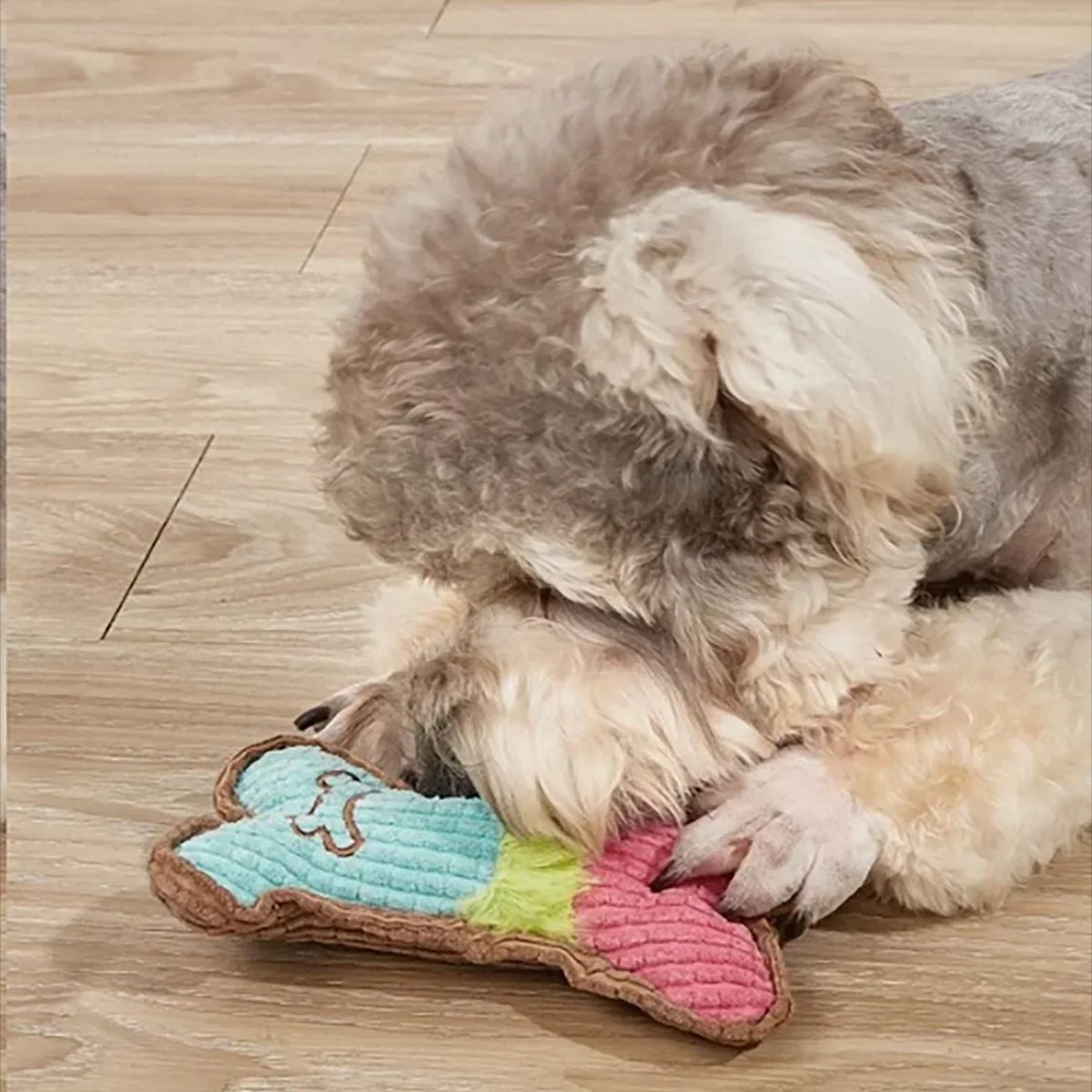 JMT-399882 Plush Squeaky Dog Toy for Small and Medium Breeds - Perfect for Puppy Teething and Aggressive Chewing