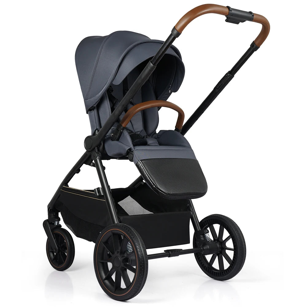 JMT-400074 Compact 2-in-1 Portable Baby Stroller and Pram - Lightweight Folding Design for Travel
