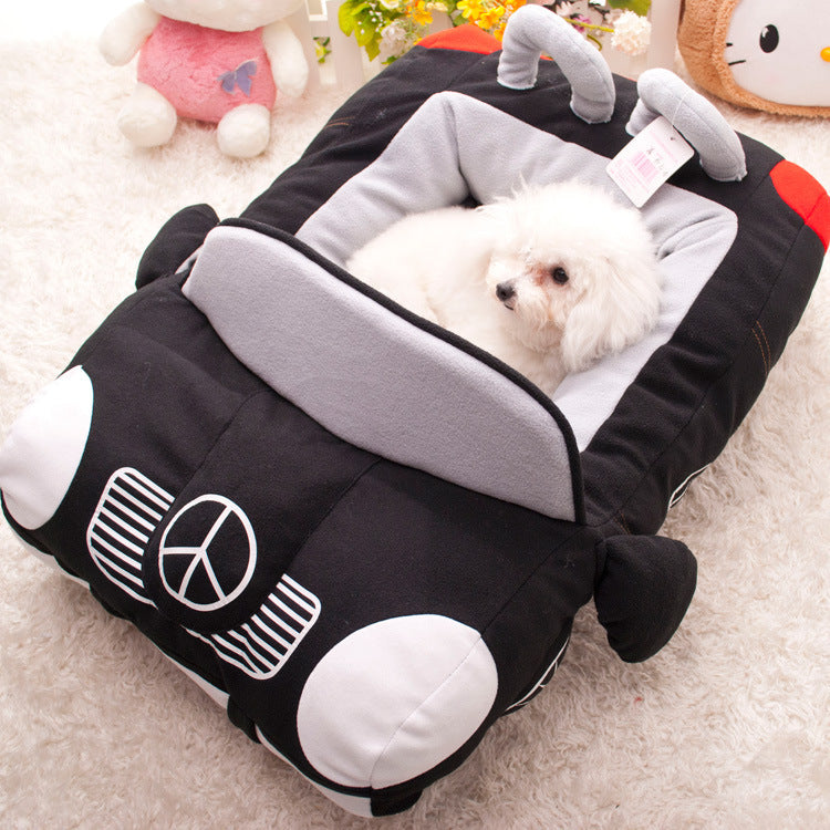 JMT-400522 Cozy Dense Velvet Pet Dog Sofa Bed with Encryption Sponge Filling - Size 72x50x30cm